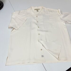 Tommy Bahama Cream Casual Button Down Shirt